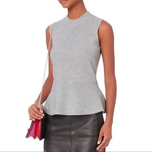 Veronica Beard Billie Peplum Cashmere Sweater - Picture 1 of 9